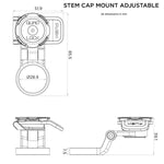 Stem Cap Mount Adjustable tech