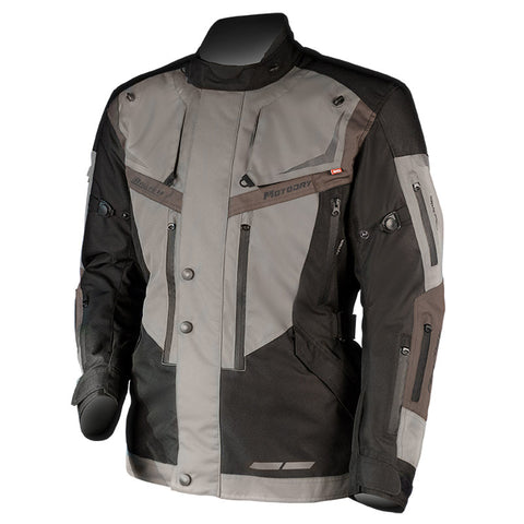 MOTODRY Rally 2 Jacket Black Sand Brown