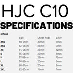 C10 SIZING