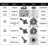 halogen head lamps 600